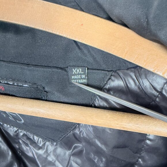 Tumi Tech Jacket Full Zip Black Soft Shell Long Sleeves Insulated Lined Size XXL - Picture 11 of 13